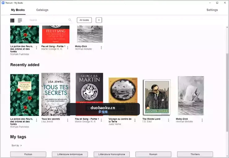 Thorium Reader v3.2.2 电子书阅读器 支持多种格式 界面截图
