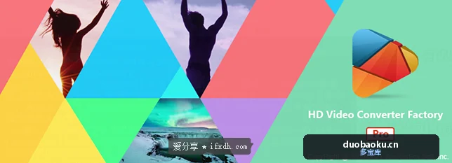 视频格式怎么免费转成MP4 用HD Video Converter Factory可无损转换MVK等格式 界面截图