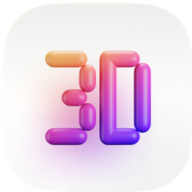 3D icons（黑金3D图表库）